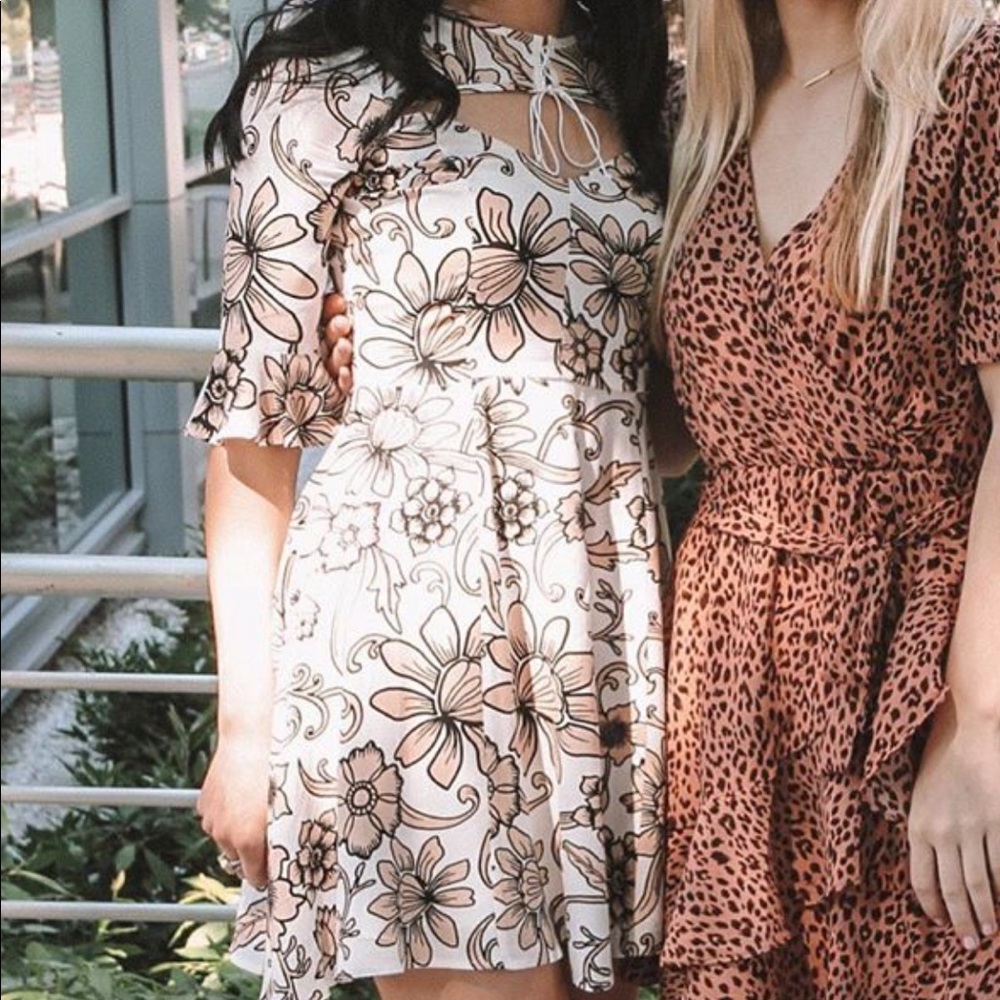 For love and lemons open front dress